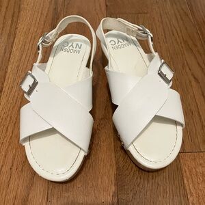 Kids White Sandals